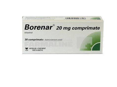 borenar|BORENAR 20mg tablets MENARINI 14.19 RON leaflet for patient